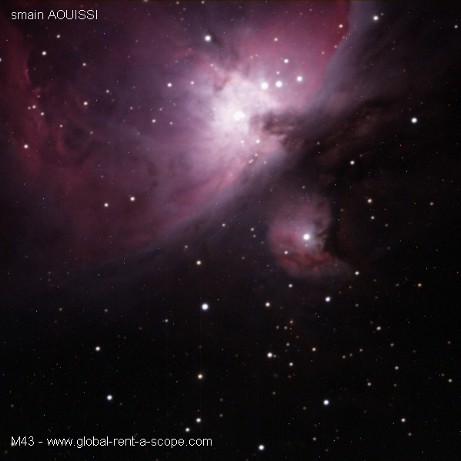 Nébuleuse diffuse M43 